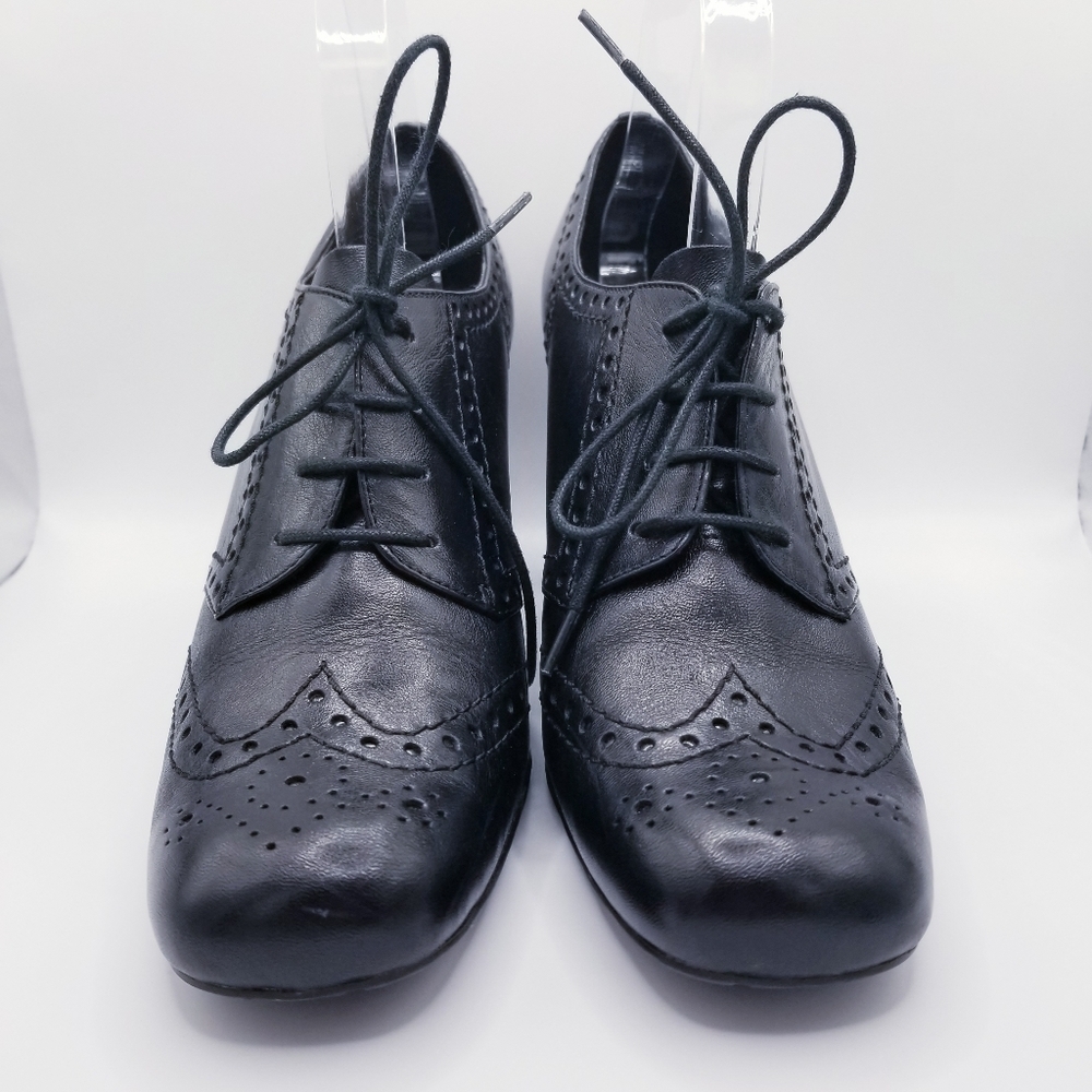 Franco Sarto Devote Black Block Heel Shoes 9.5 - Picture 10 of 13